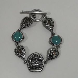 Rare & Unique Ganesha Reversible Charm Bracelet